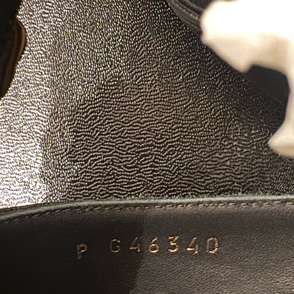 Chanel 2025 Pre-Spring Black Mary Jane Flats Pearl Gold Accents Size 39 w box - Picture 10 of 12